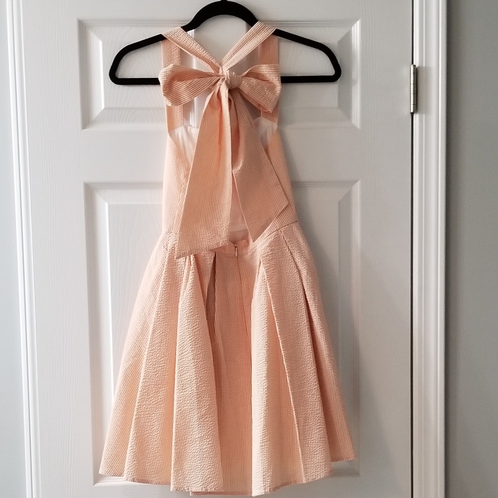 Nwt XS Lauren James Livingston Dress - orange - Picture 2 of 5